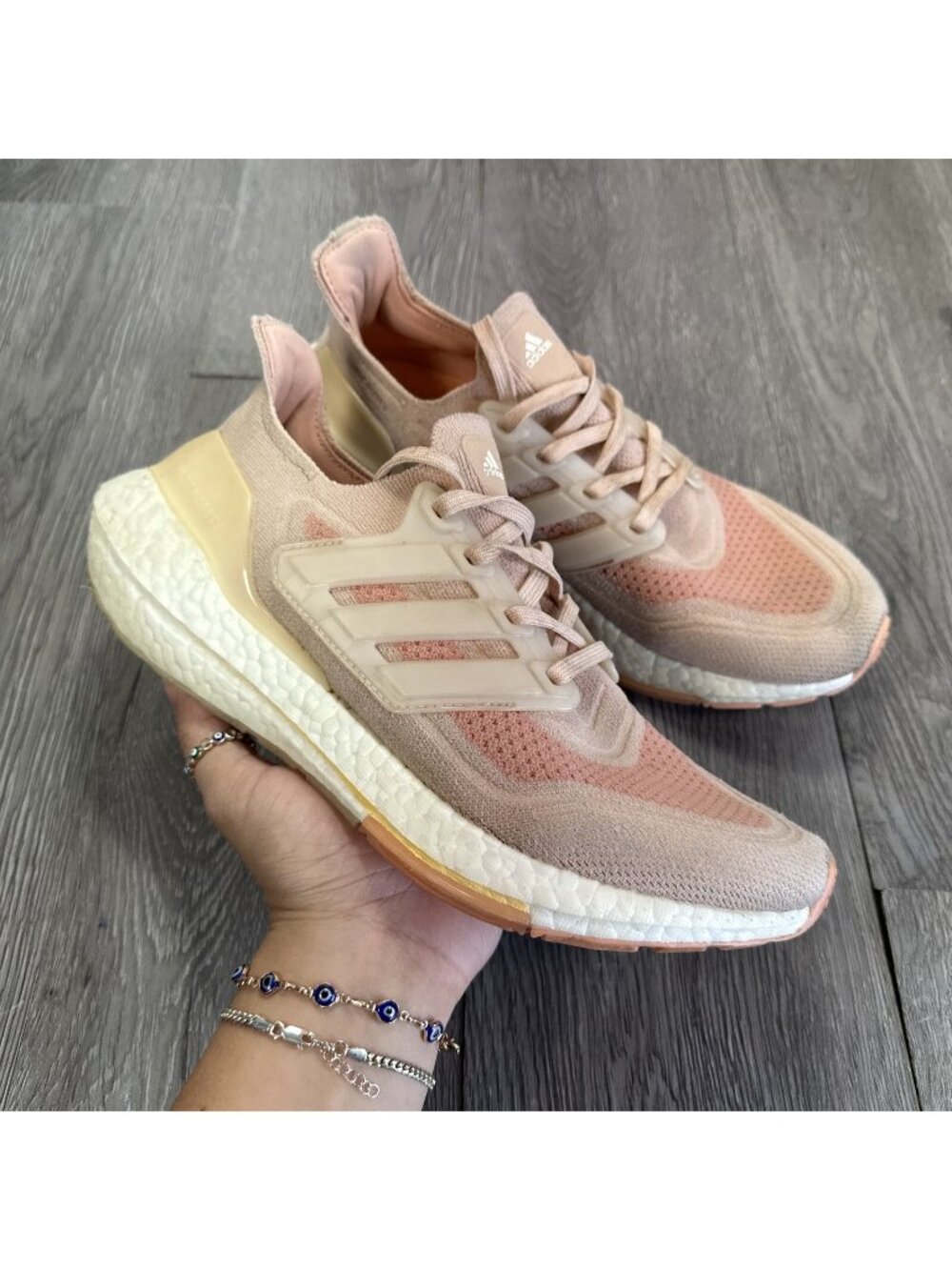 adidas Ultraboost 21 Running Women's Shoes Size 8.5 S23838 Pink